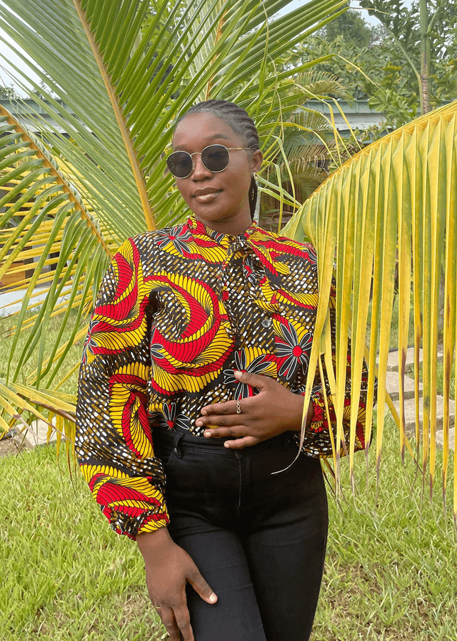 Blouse Océane à manches longues