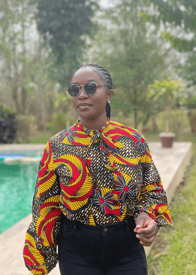 Blouse Océane à manches longues